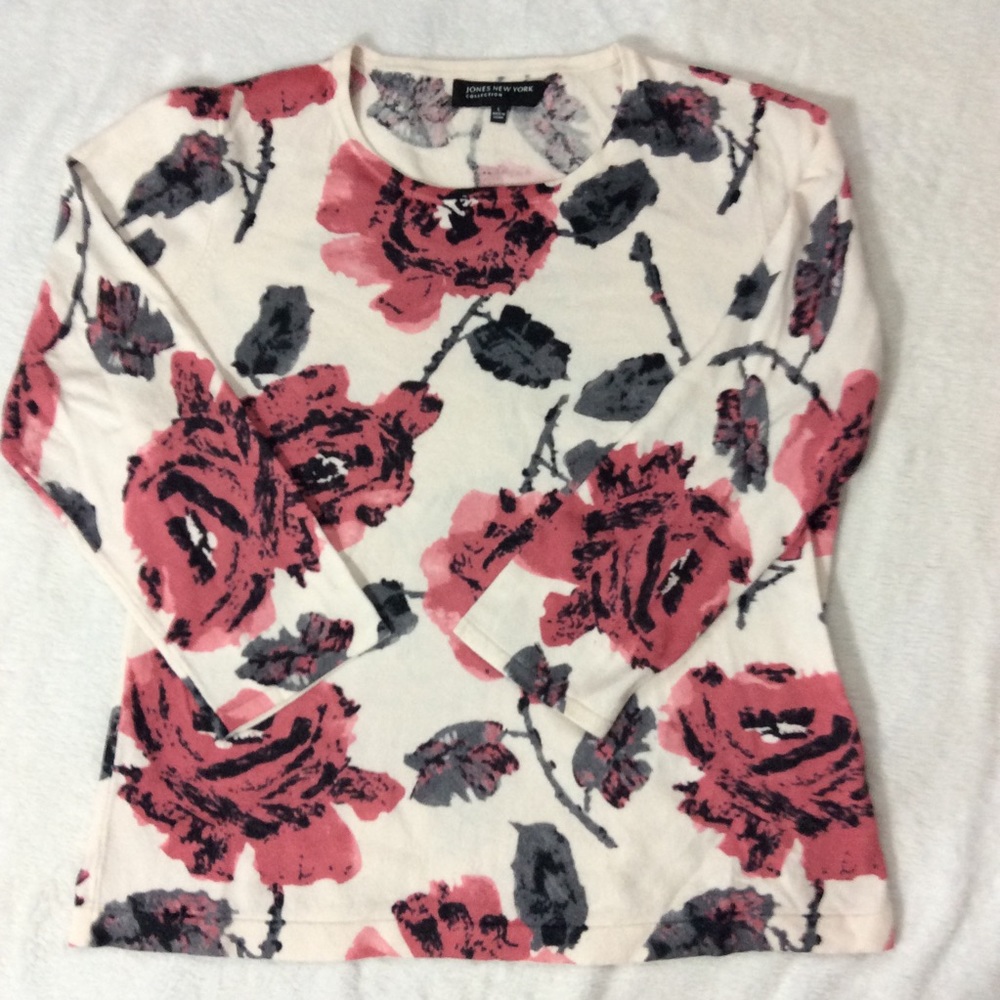 FLORAL SWEATER - Picture 5 of 12